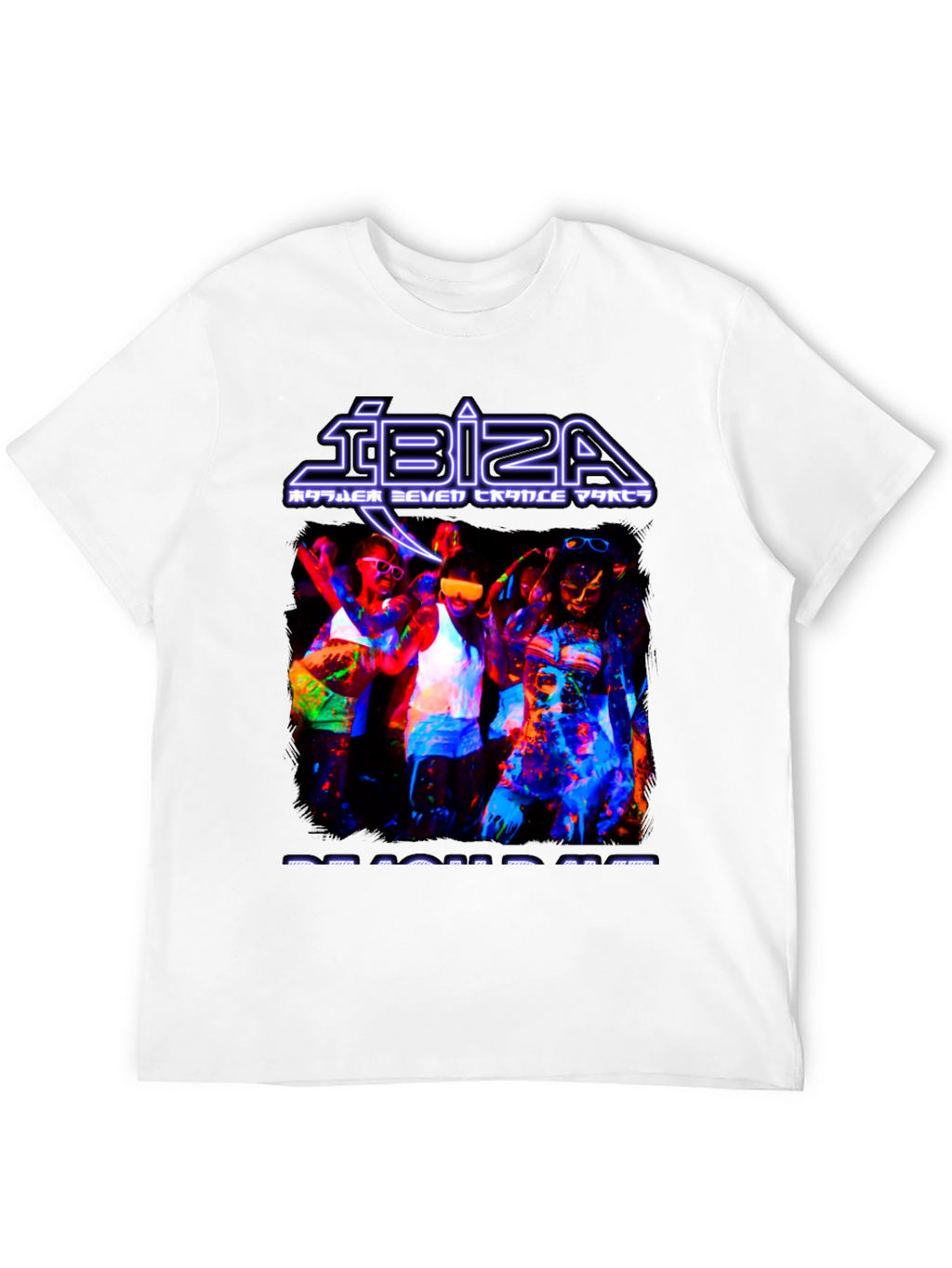 Ibiza Beach Rave Graphic T-Shirt