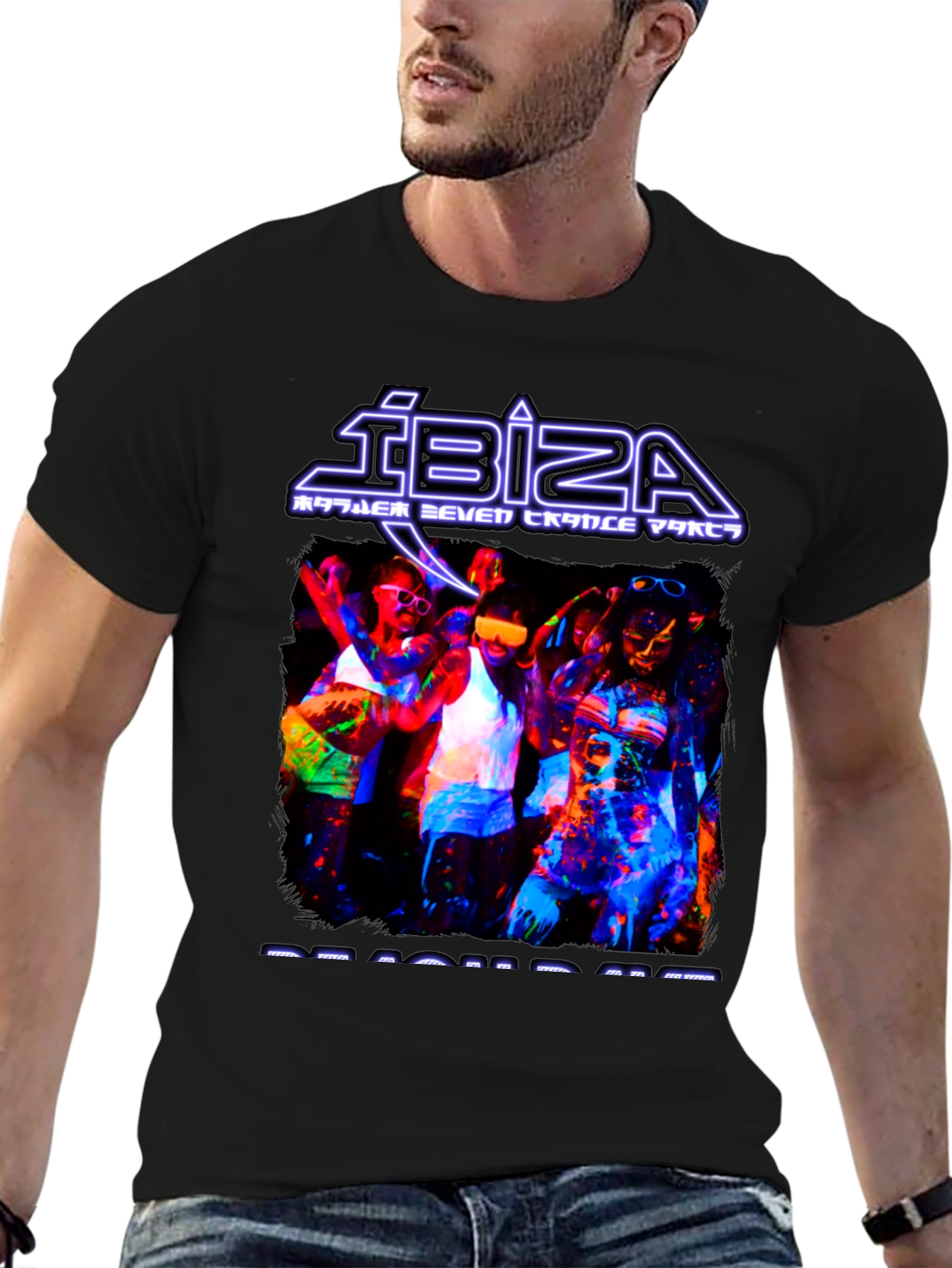 Ibiza Beach Rave Graphic T-Shirt