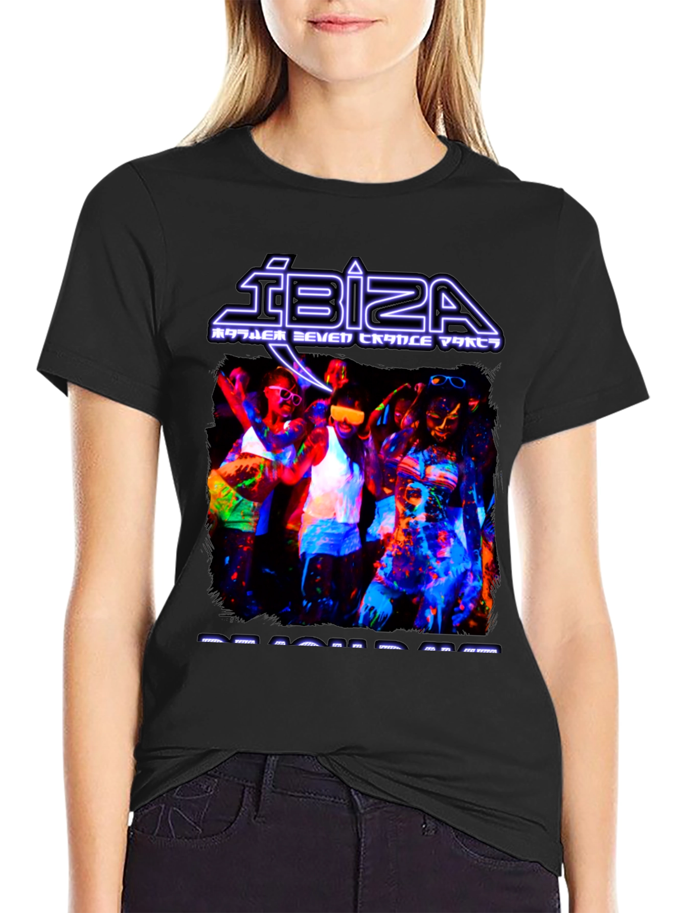 Ibiza Beach Rave Graphic T-Shirt
