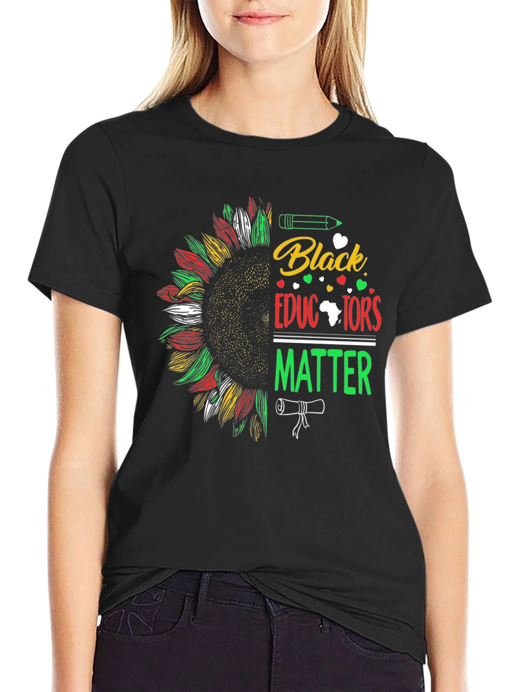 Black Educators Matter Graphic T-Shirt
