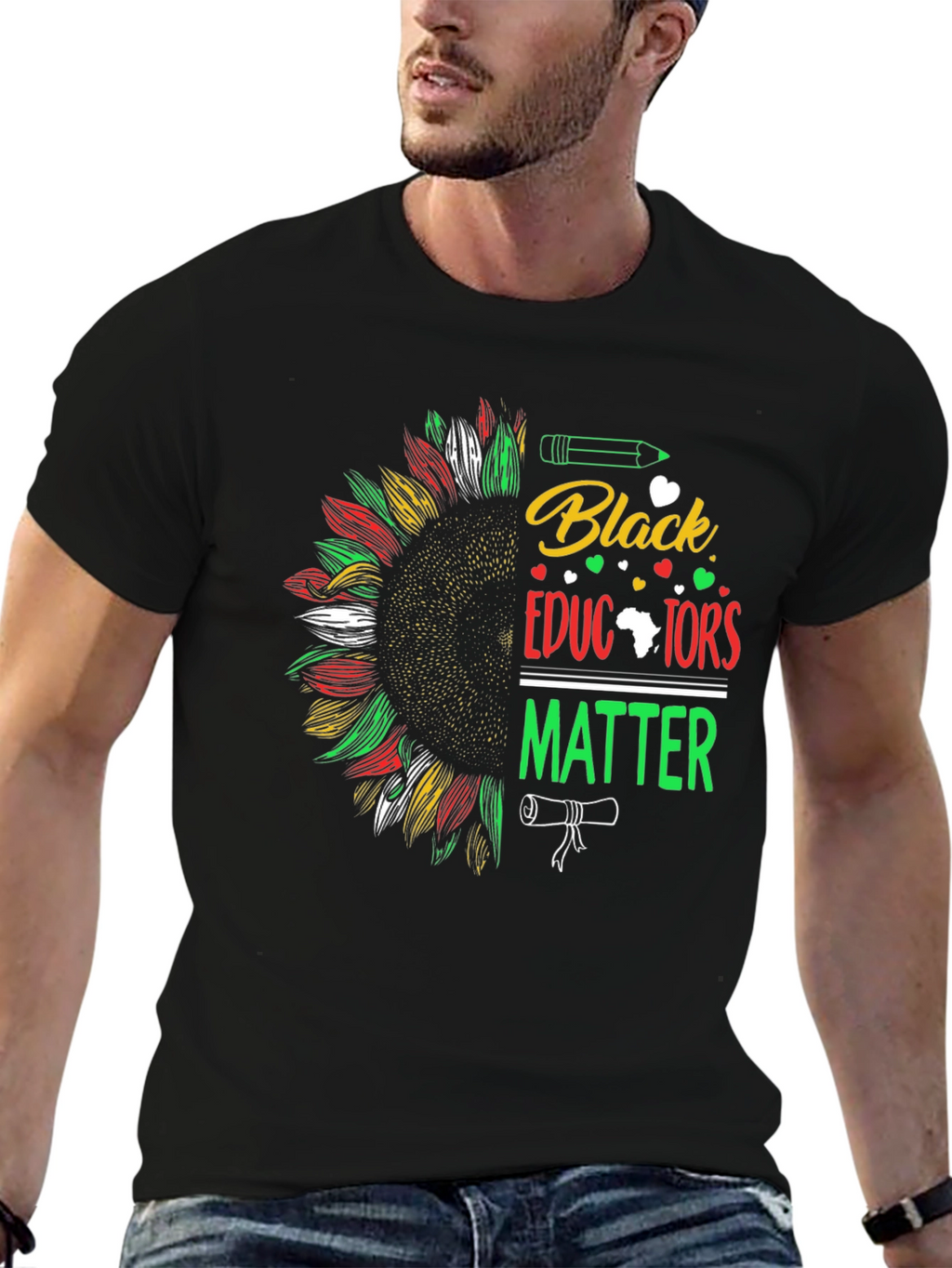 Black Educators Matter Graphic T-Shirt