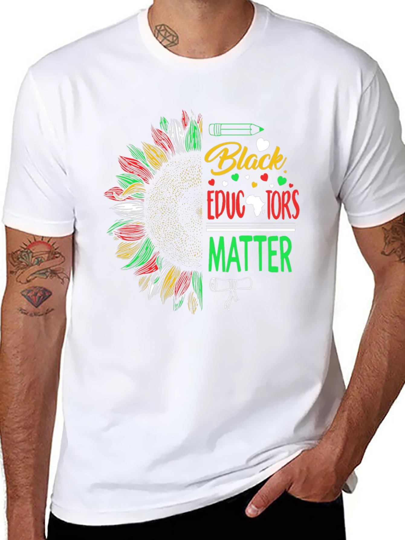 Black Educators Matter Graphic T-Shirt