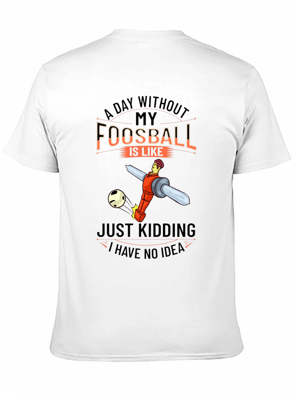 Foosball Player Graphic T-Shirt - Funny Tee