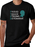 PTSD Awareness T-Shirt: Proud Tough Strong