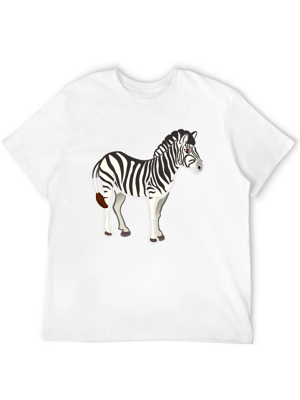 Zebra Graphic Black Tee