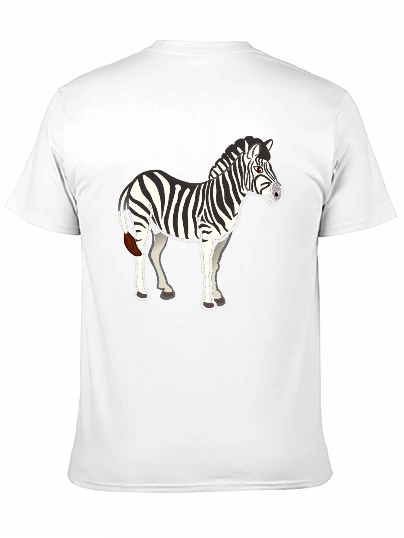 Zebra Graphic Black Tee