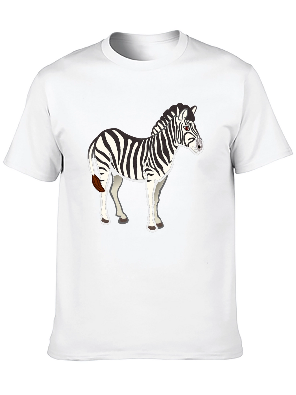 Zebra Graphic Black Tee