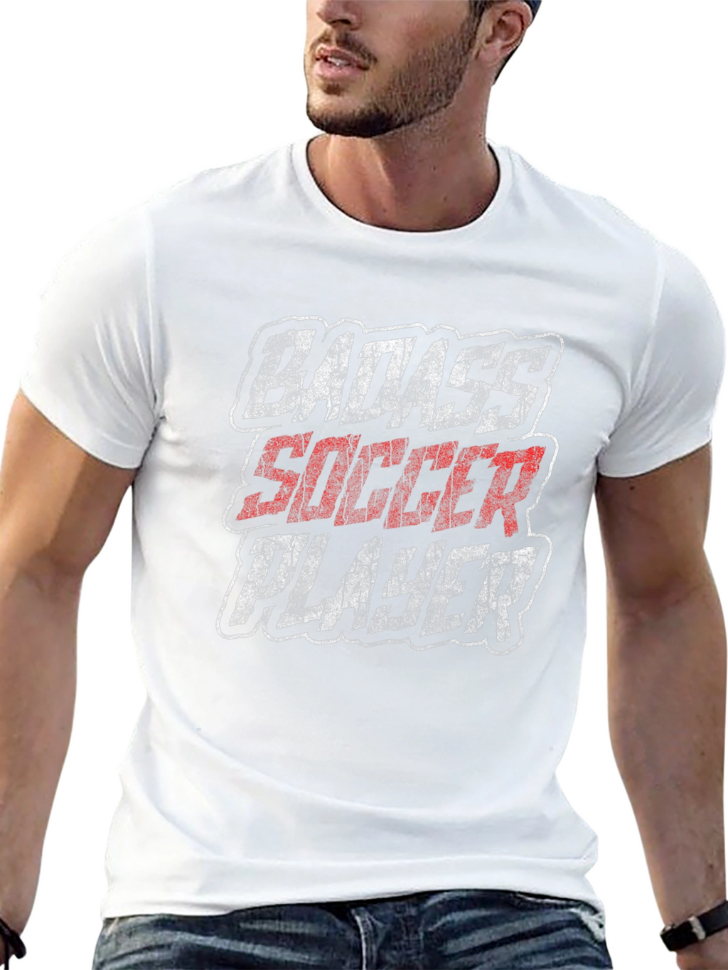 Badass Soccer Player T-Shirt
