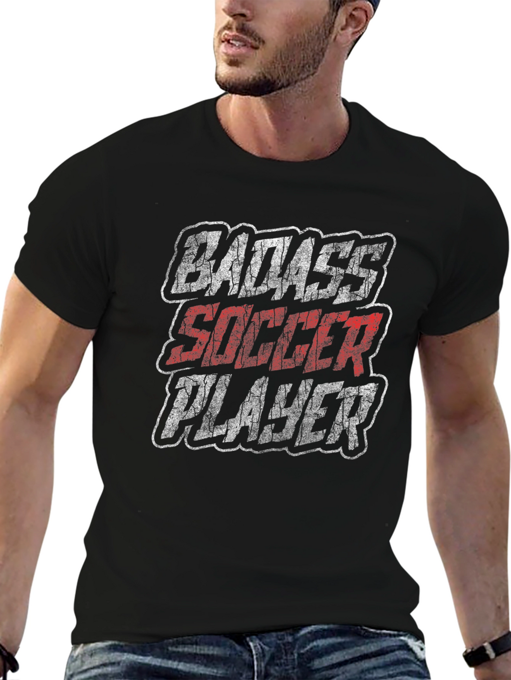 Badass Soccer Player T-Shirt