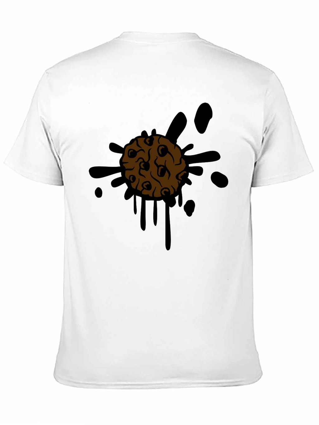 Cookie Splatter Tee - Mens Black Graphic T-Shirt