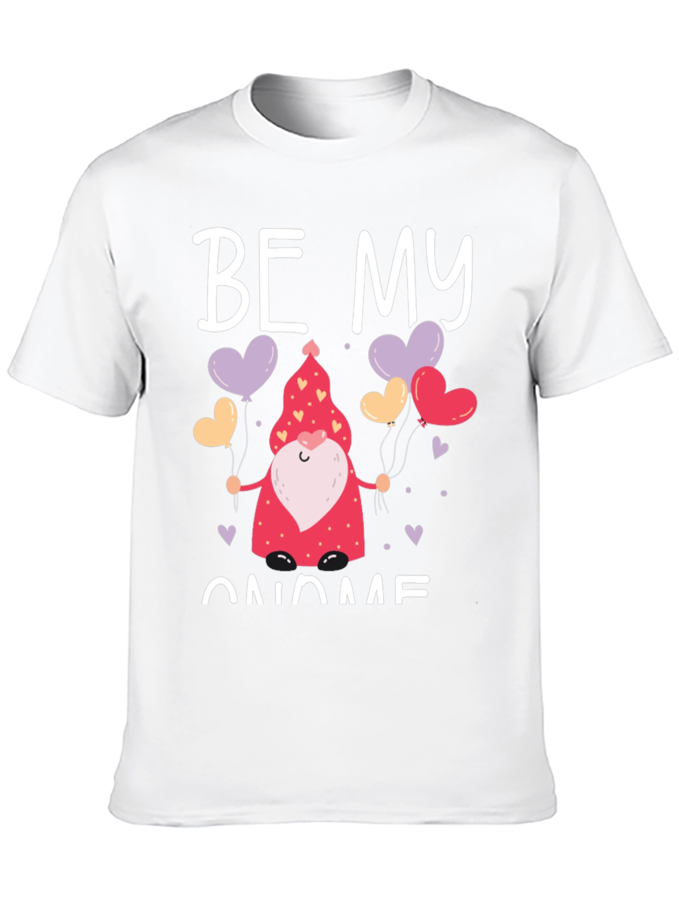 Be My Gnome Valentines Day Graphic Tee