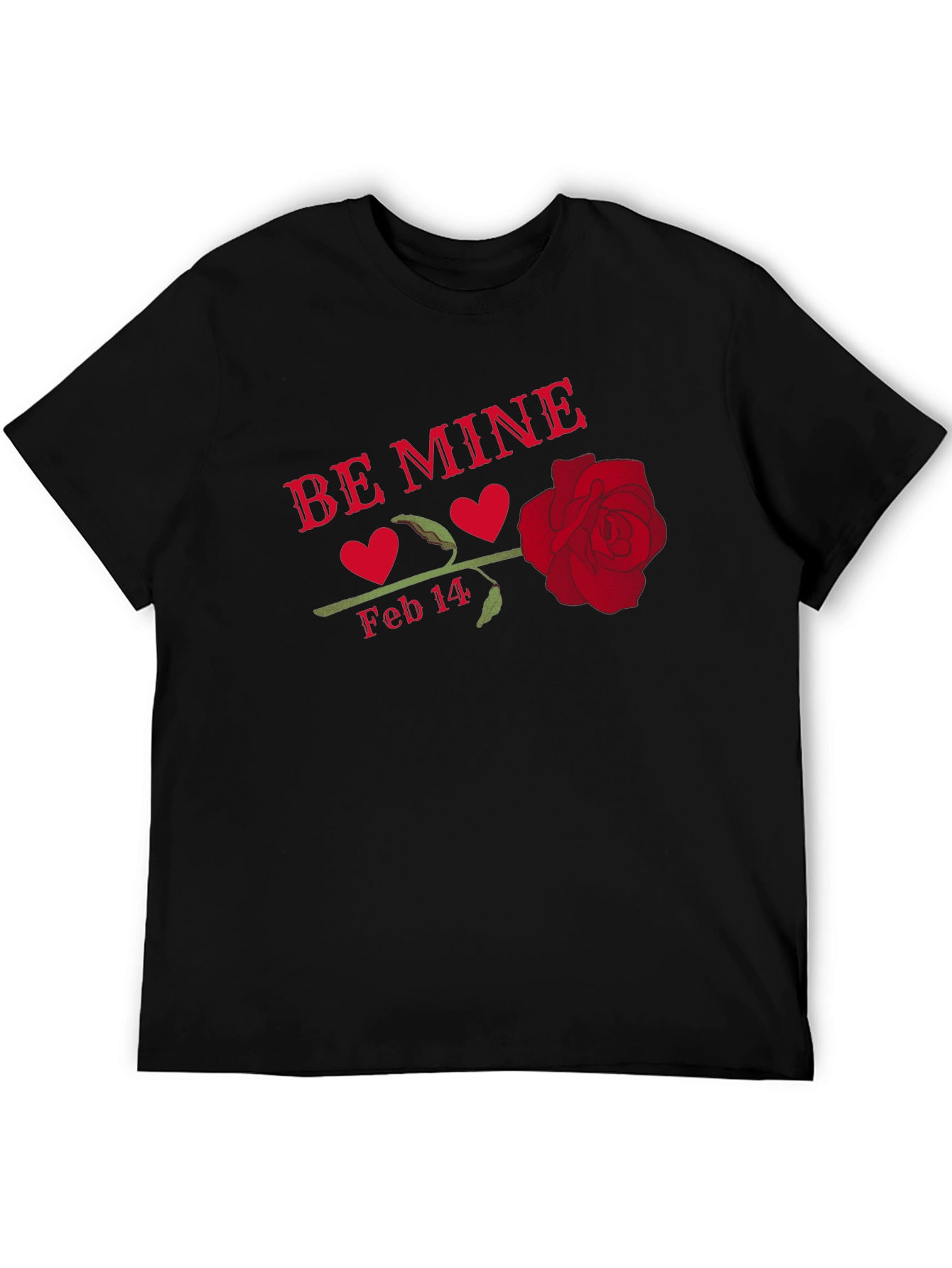 Be Mine Valentines Day Graphic T-Shirt