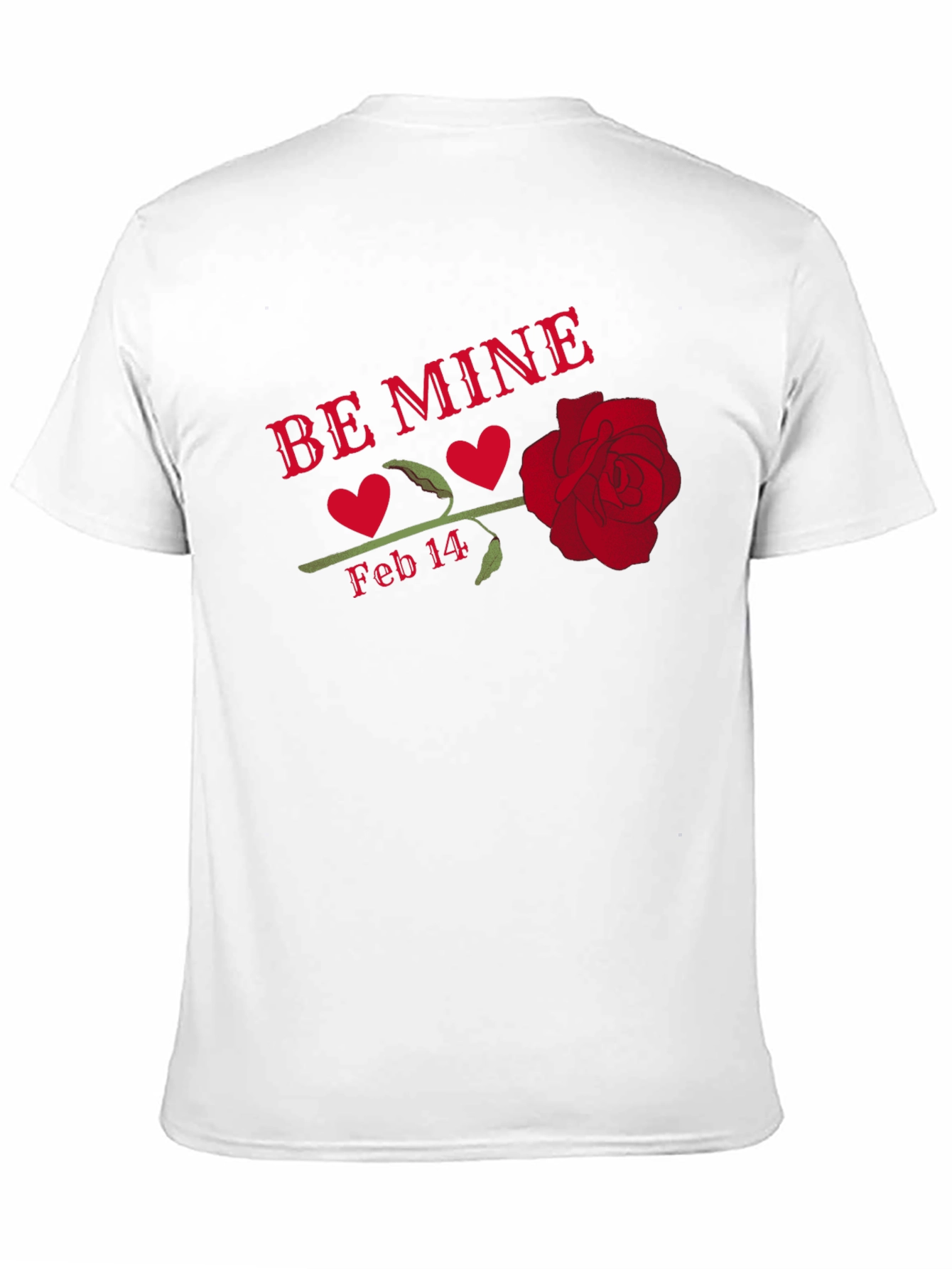 Be Mine Valentines Day Graphic T-Shirt