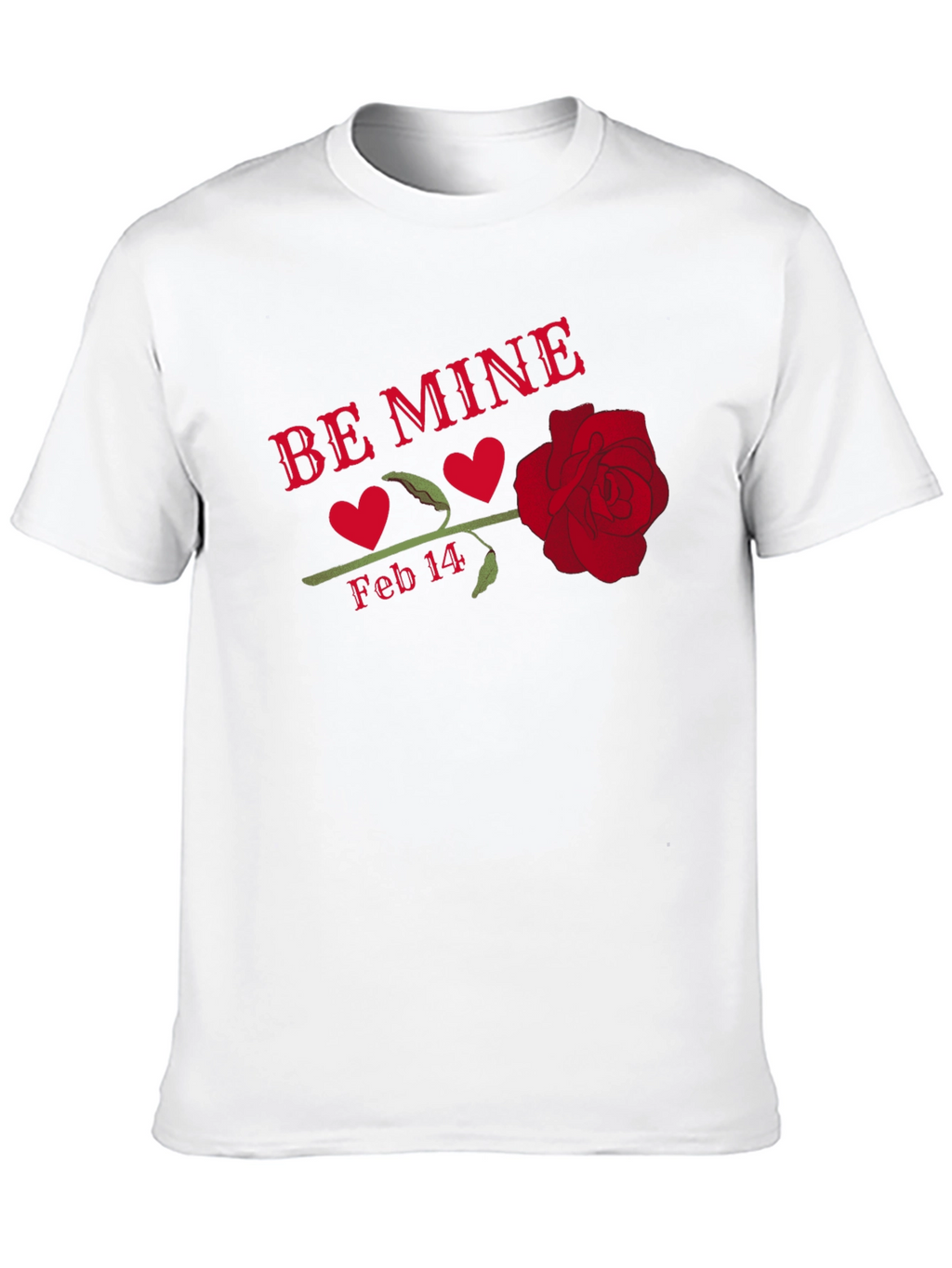 Be Mine Valentines Day Graphic T-Shirt