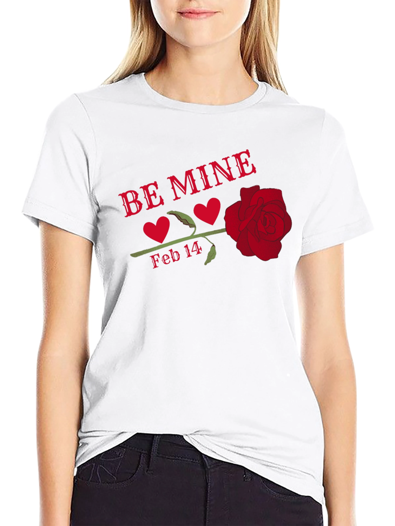 Be Mine Valentines Day Graphic T-Shirt
