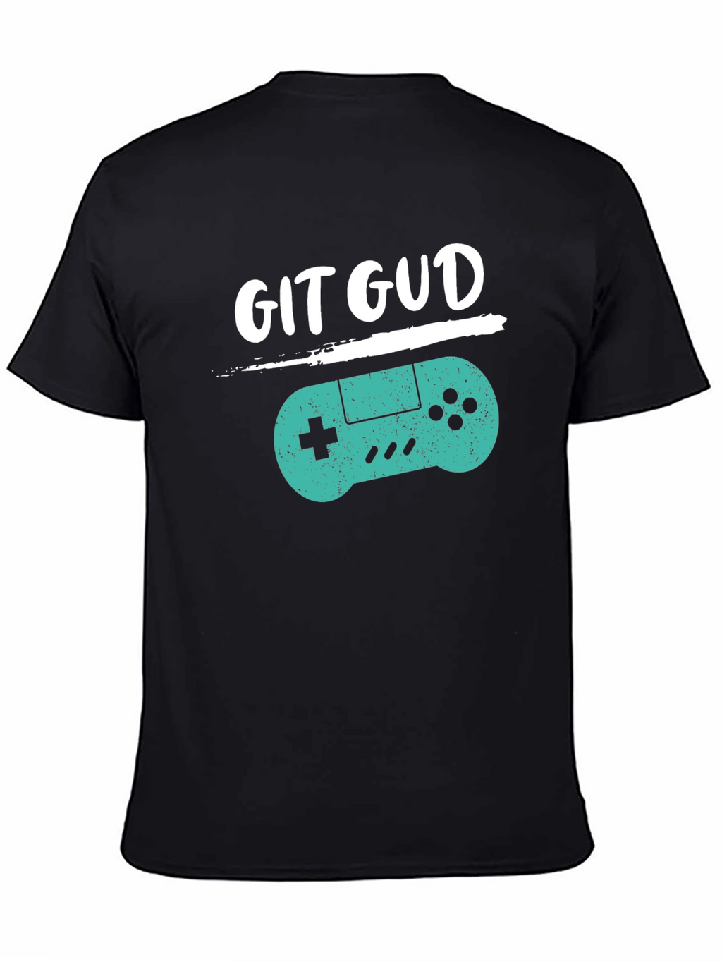 Git Gud Gamer T-Shirt - Black Cotton Blend Tee