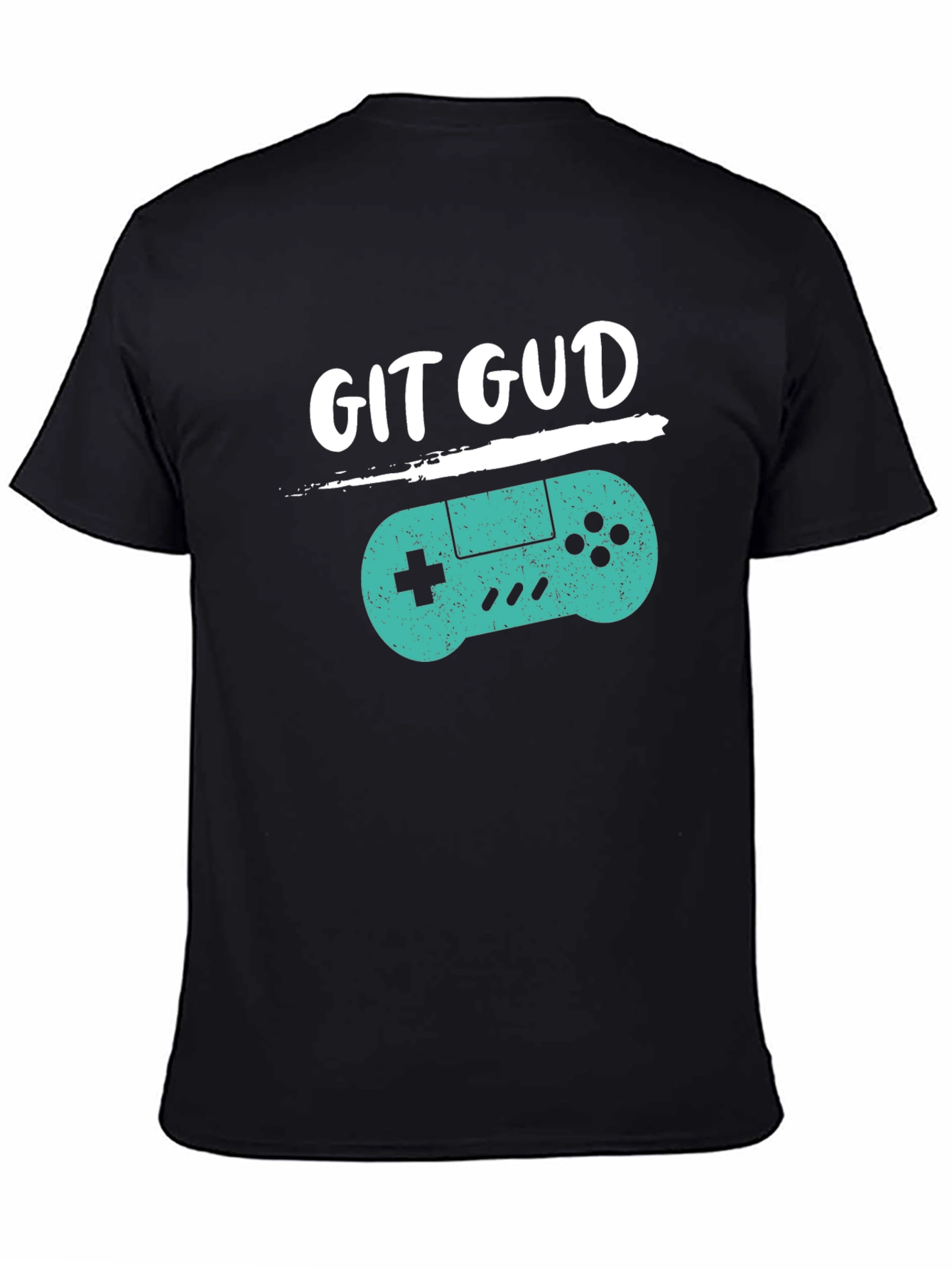 Git Gud Gamer T-Shirt - Black Cotton Blend Tee