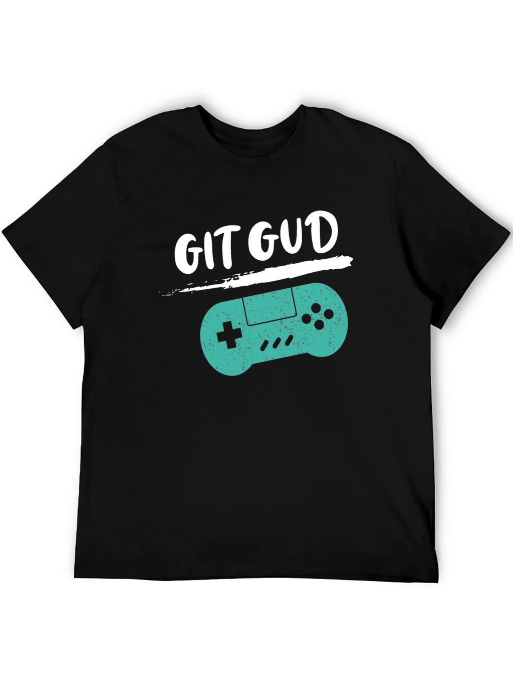Git Gud Gamer T-Shirt - Black Cotton Blend Tee