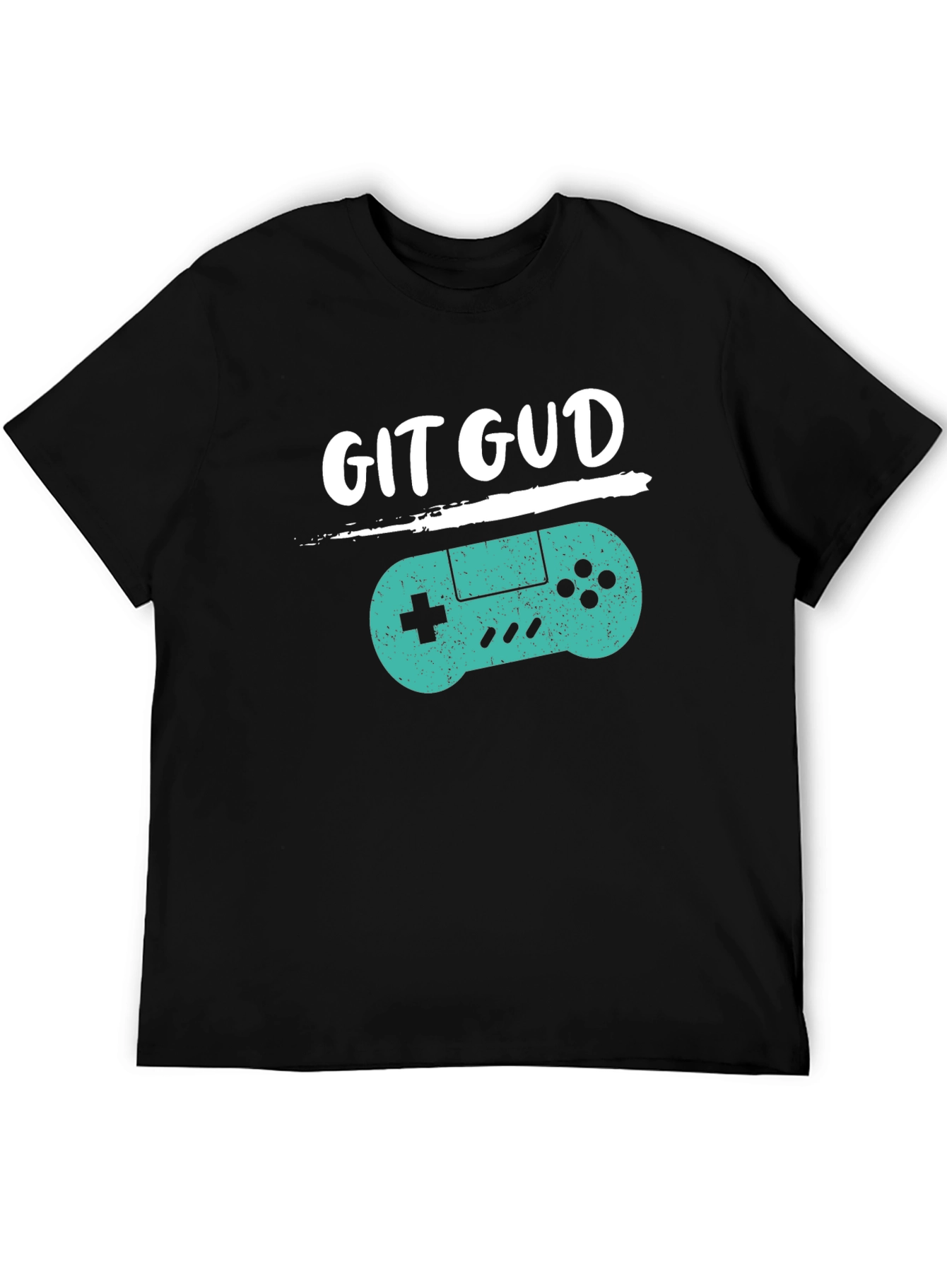 Git Gud Gamer T-Shirt - Black Cotton Blend Tee