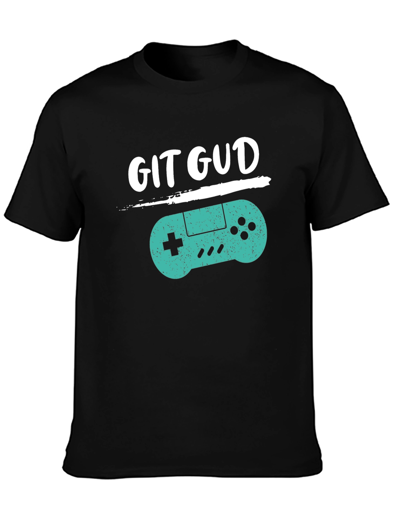 Git Gud Gamer T-Shirt - Black Cotton Blend Tee