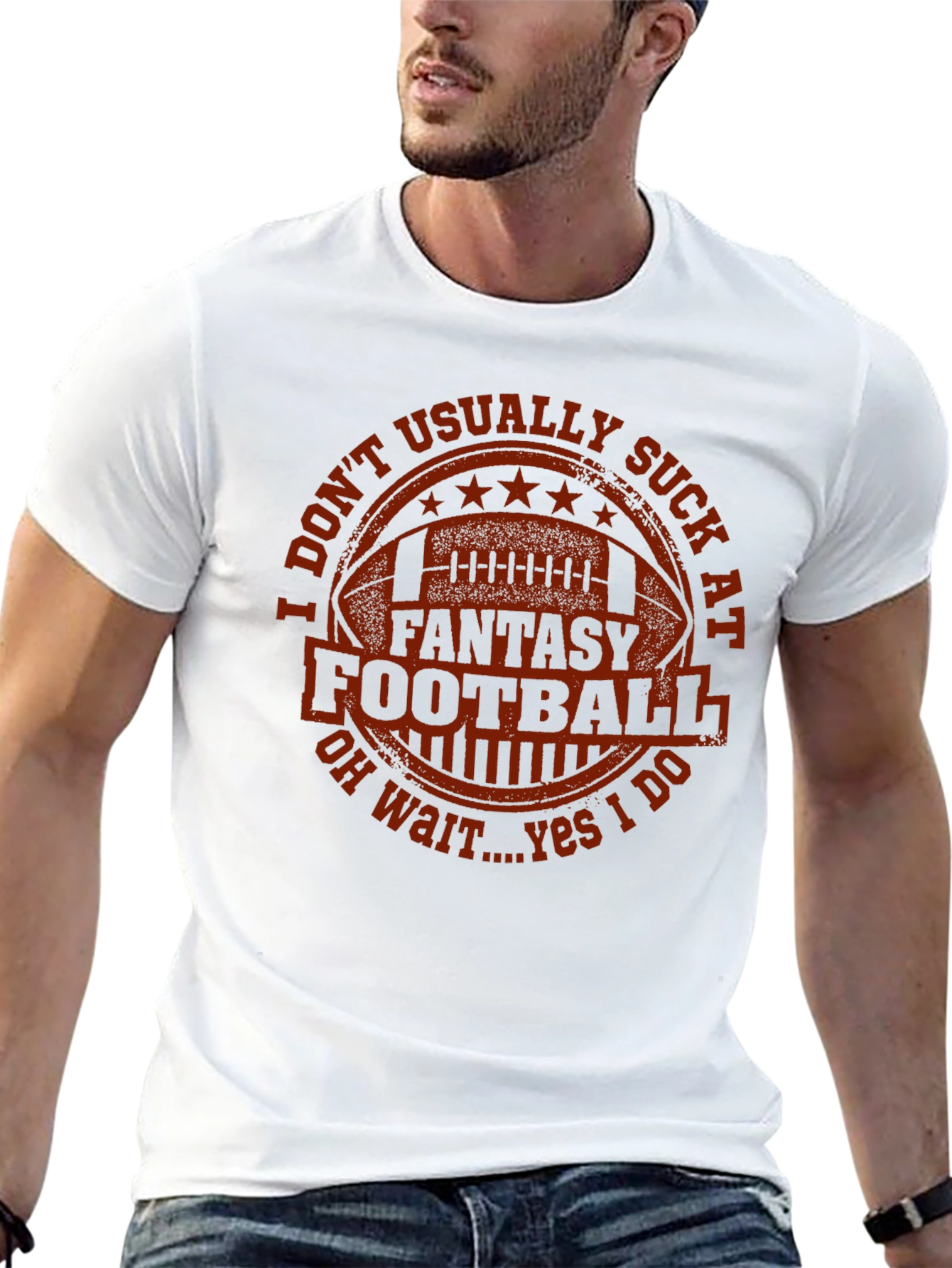 Fantasy Football T-Shirt - I Dont Usually Suck