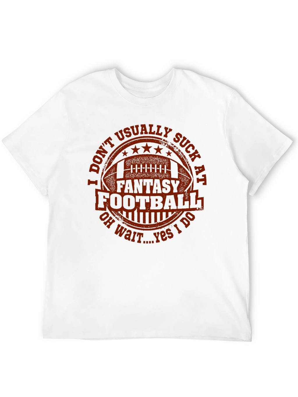 Fantasy Football T-Shirt - I Dont Usually Suck