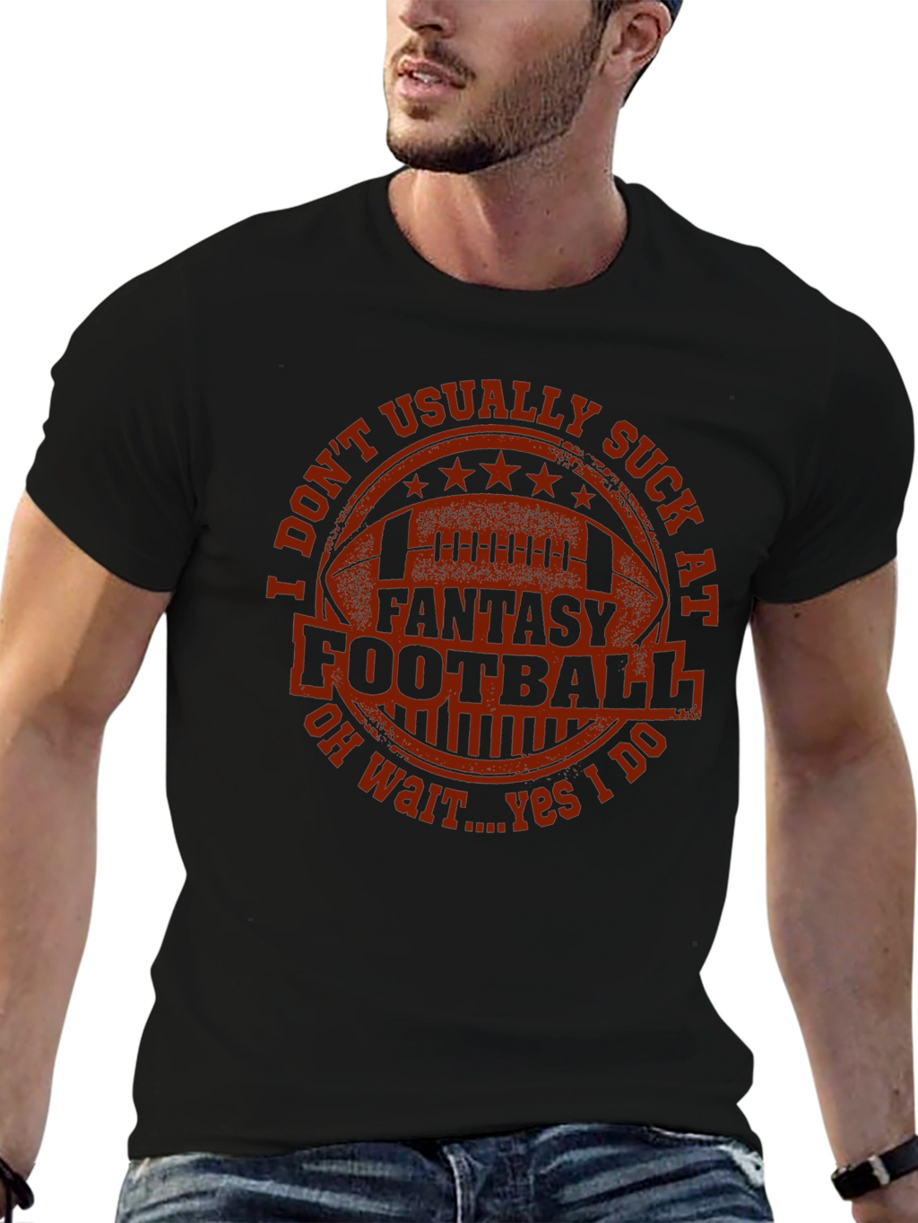 Fantasy Football T-Shirt - I Dont Usually Suck