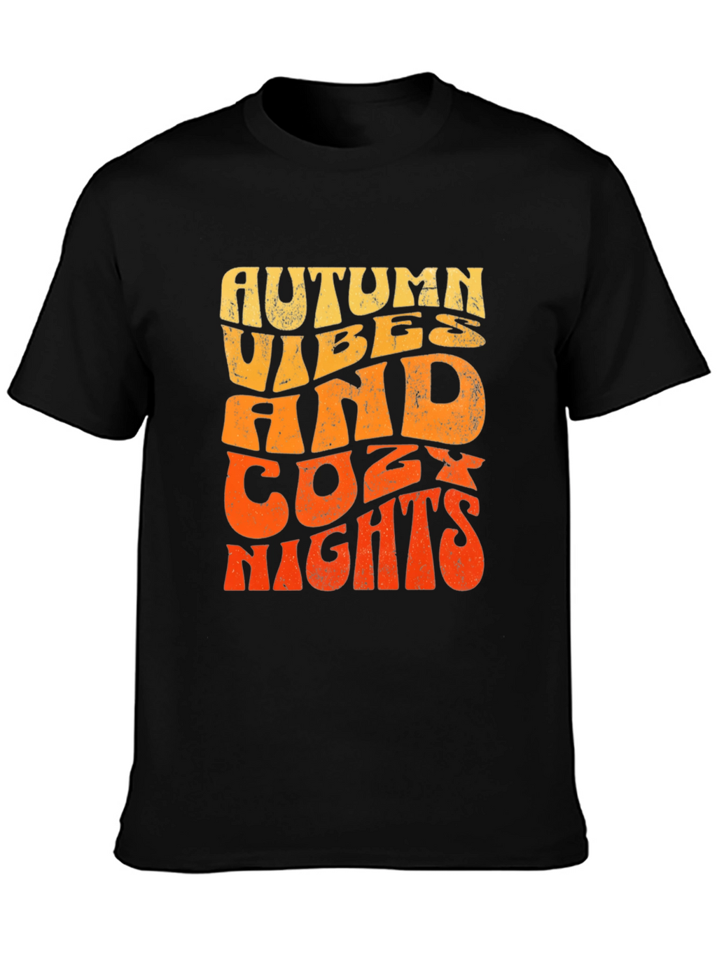 Autumn Vibes Cozy Nights Graphic T-Shirt