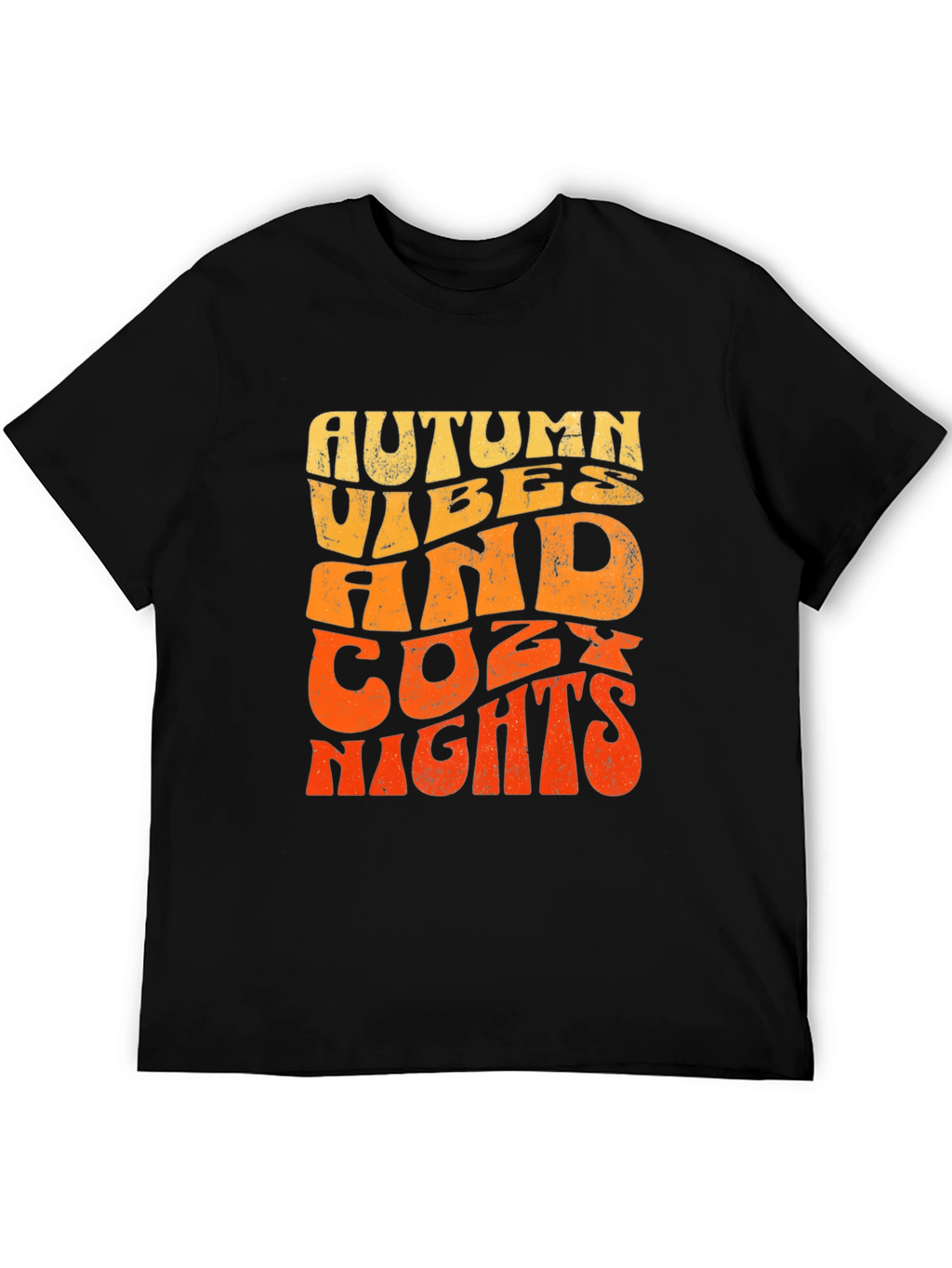 Autumn Vibes Cozy Nights Graphic T-Shirt