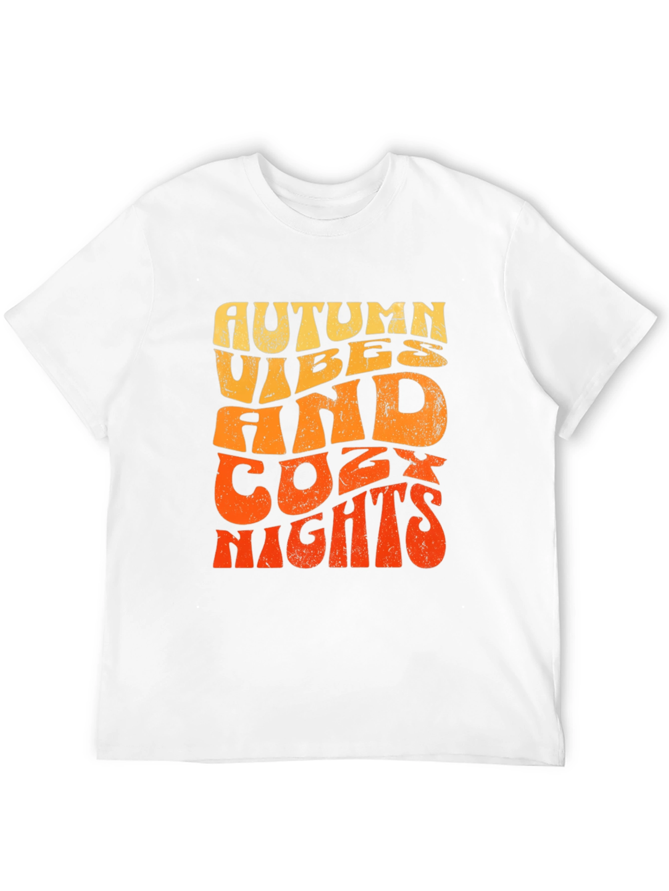 Autumn Vibes Cozy Nights Graphic T-Shirt