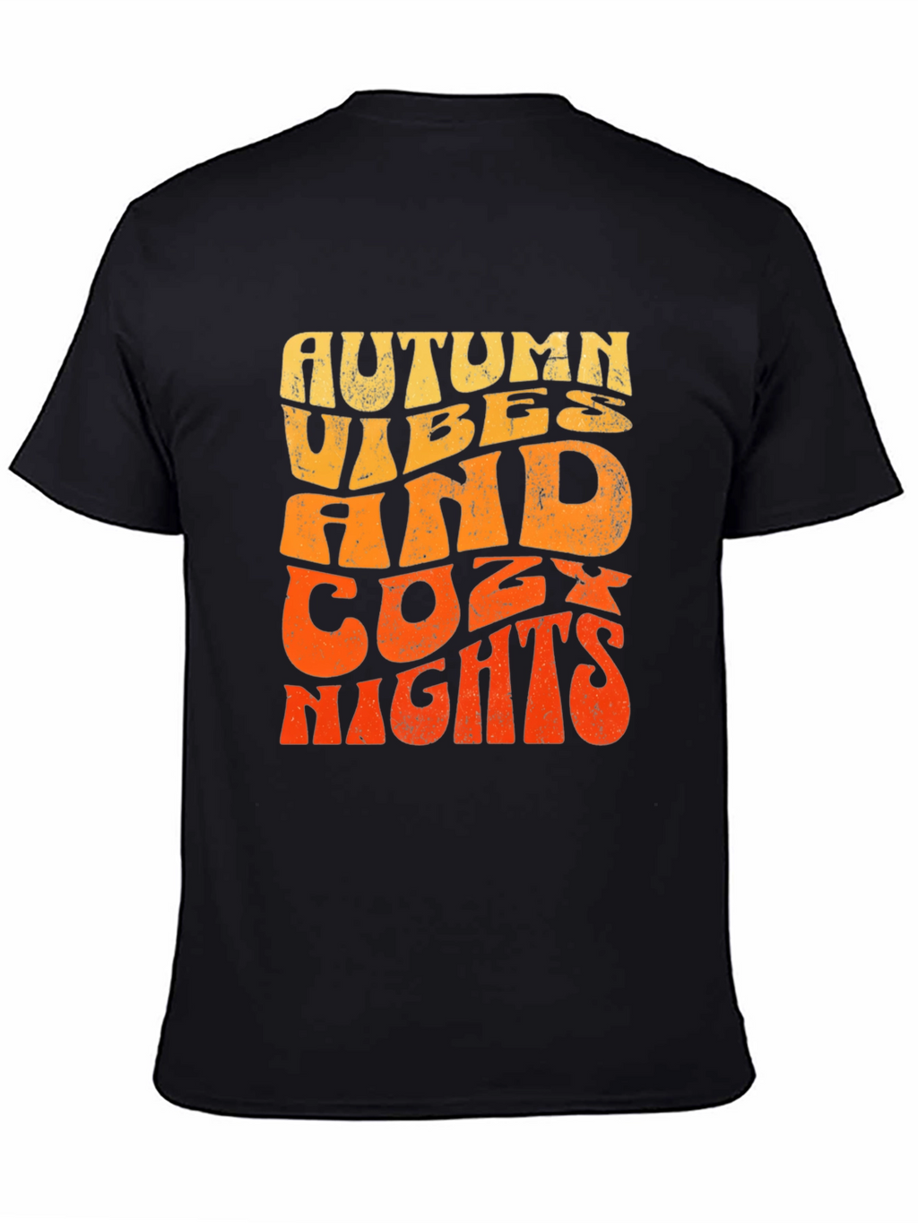 Autumn Vibes Cozy Nights Graphic T-Shirt