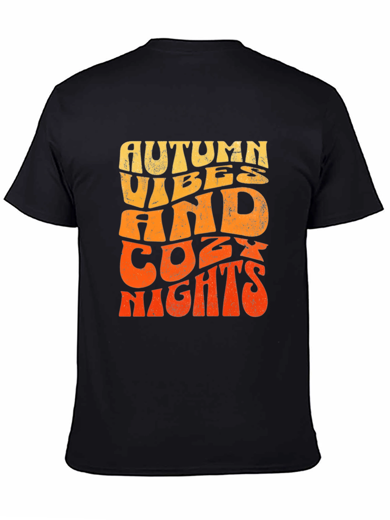 Autumn Vibes Cozy Nights Graphic T-Shirt