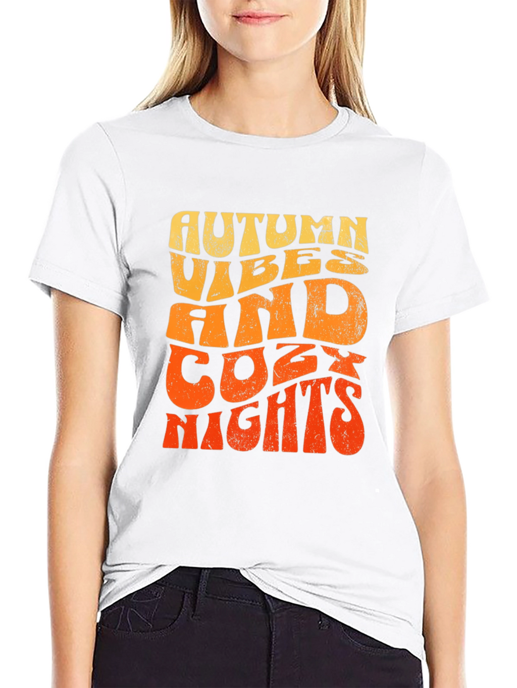 Autumn Vibes Cozy Nights Graphic T-Shirt