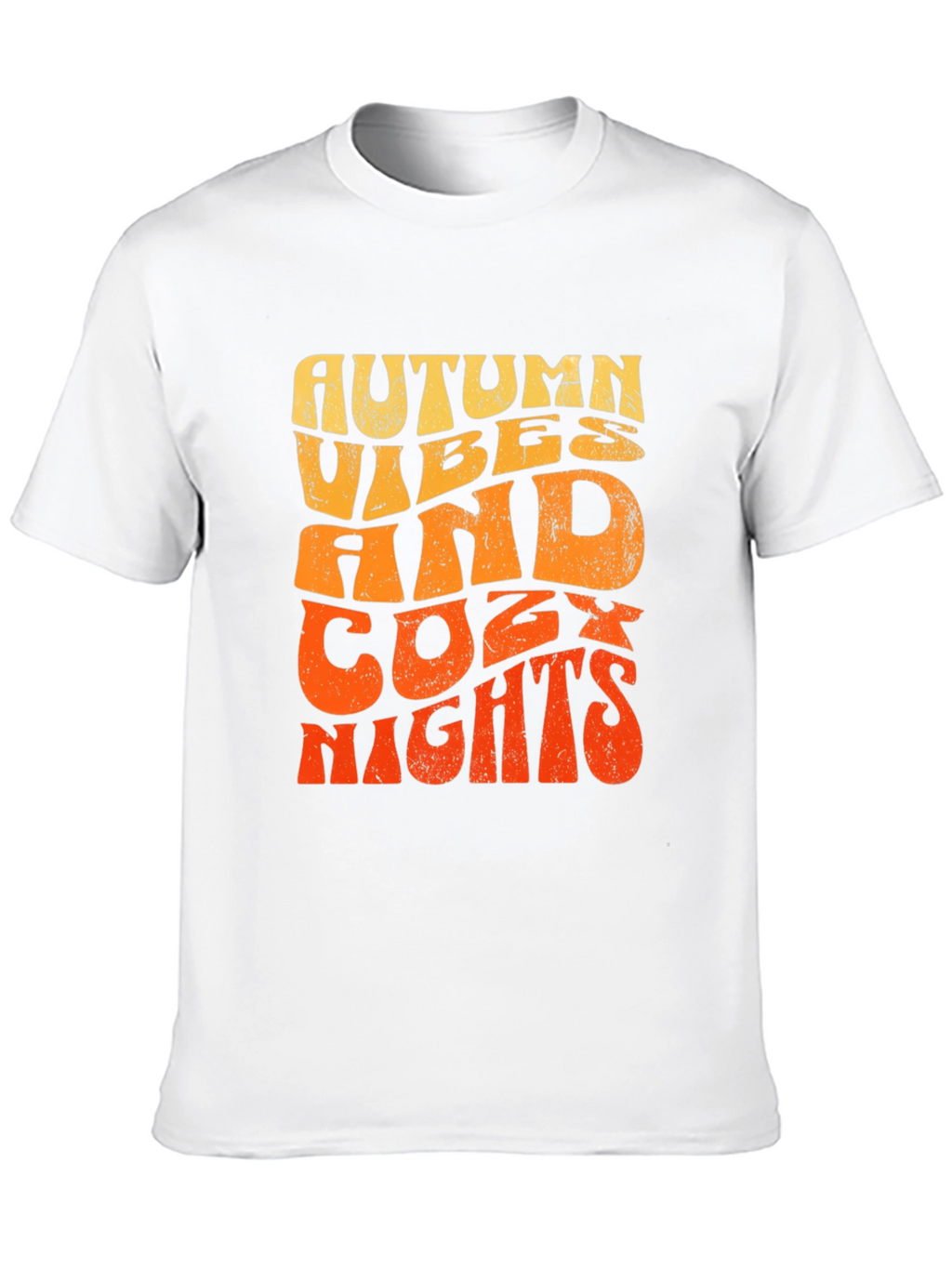 Autumn Vibes Cozy Nights Graphic T-Shirt