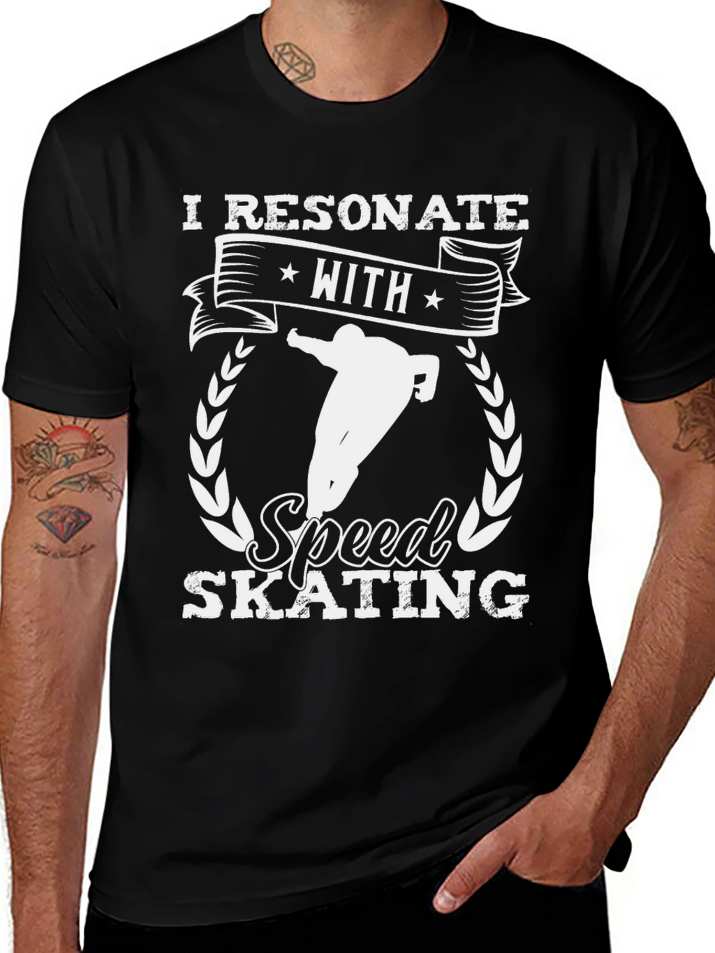 Speed Skating Graphic T-Shirt