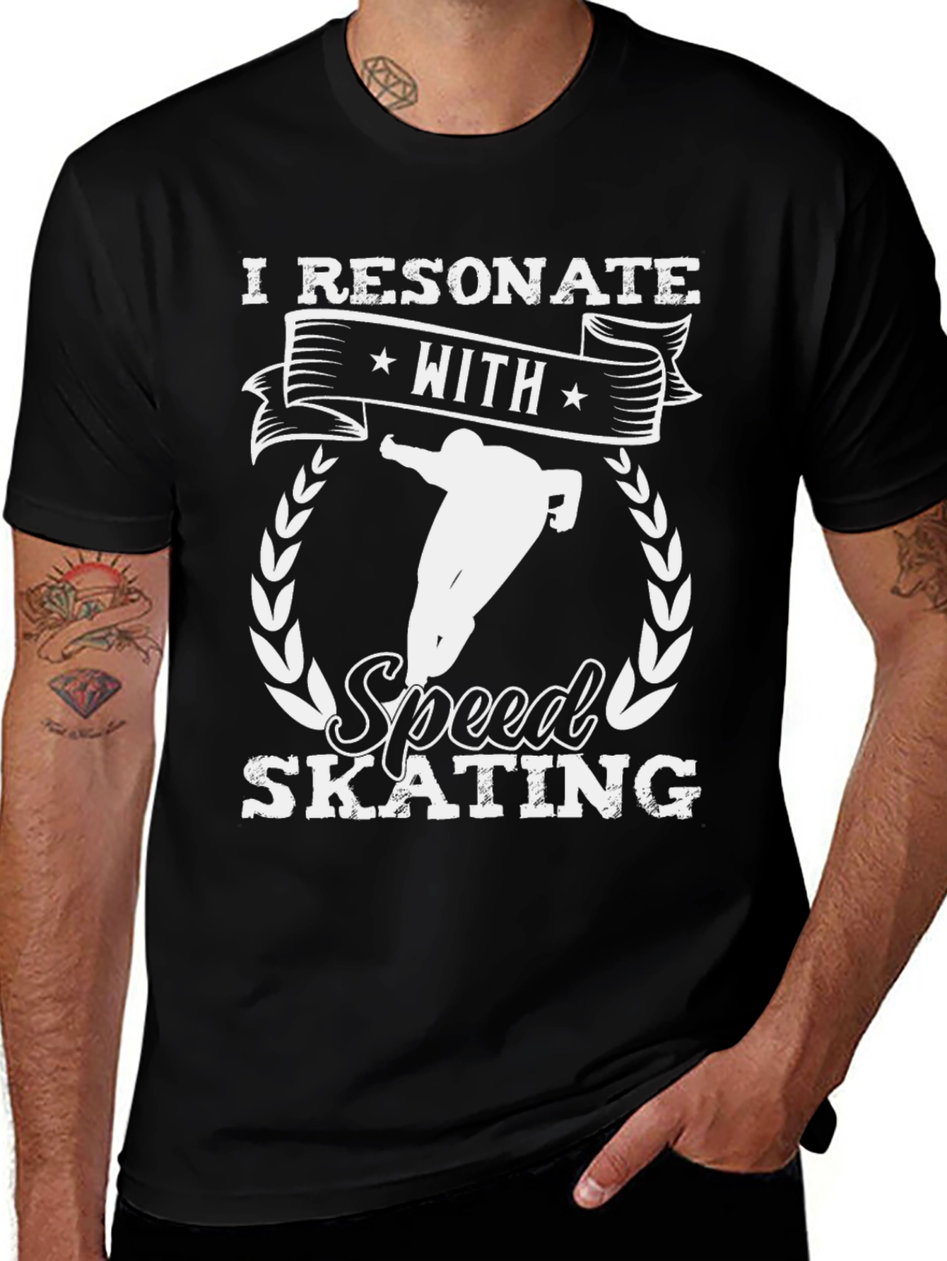 Speed Skating Graphic T-Shirt