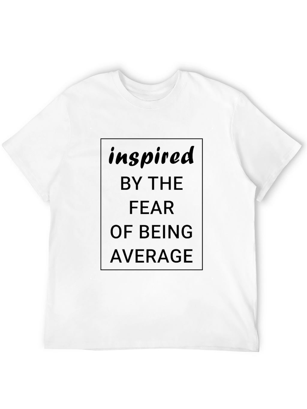 Inspired Black T-Shirt - Fear of Average