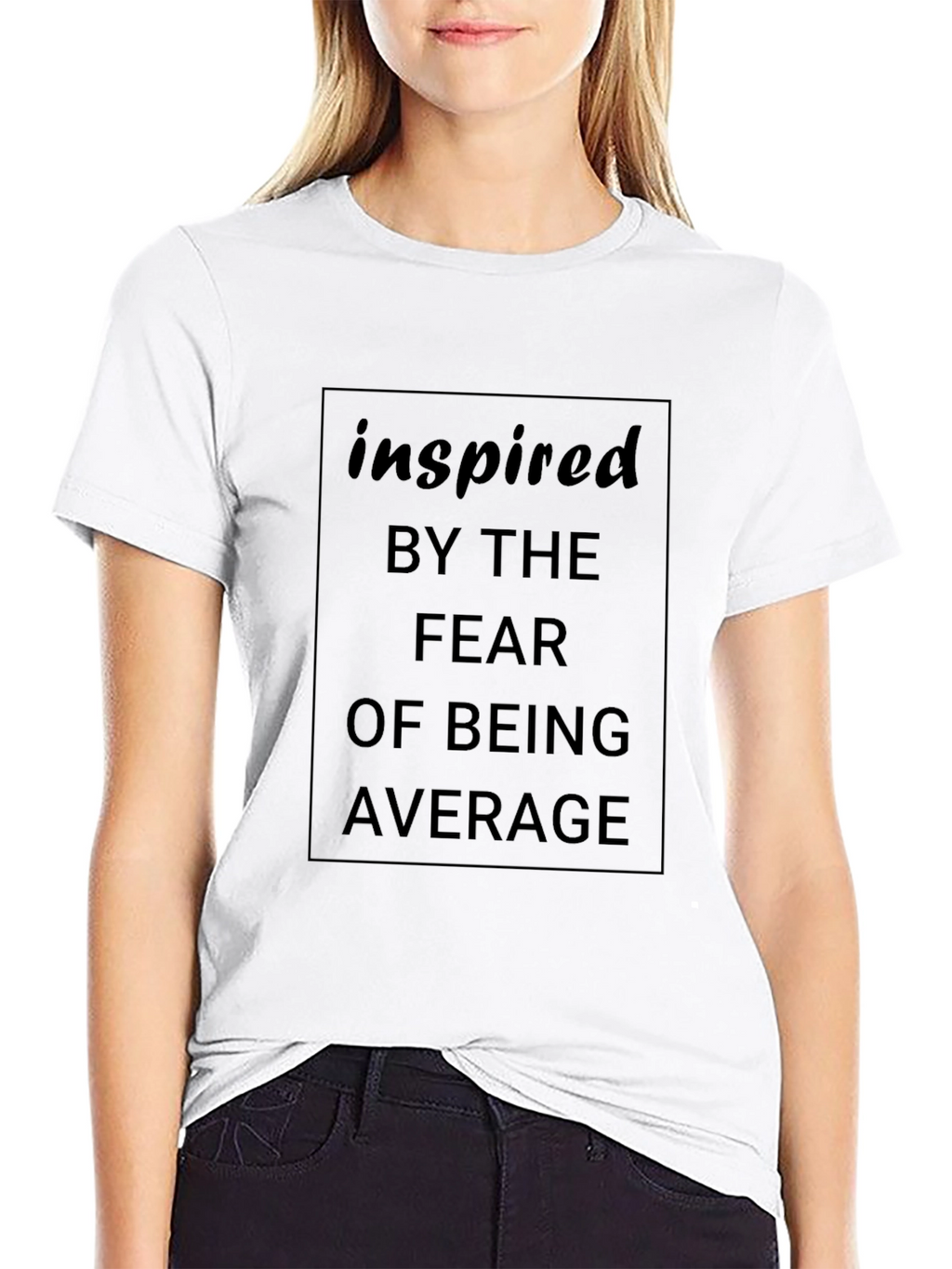 Inspired Black T-Shirt - Fear of Average
