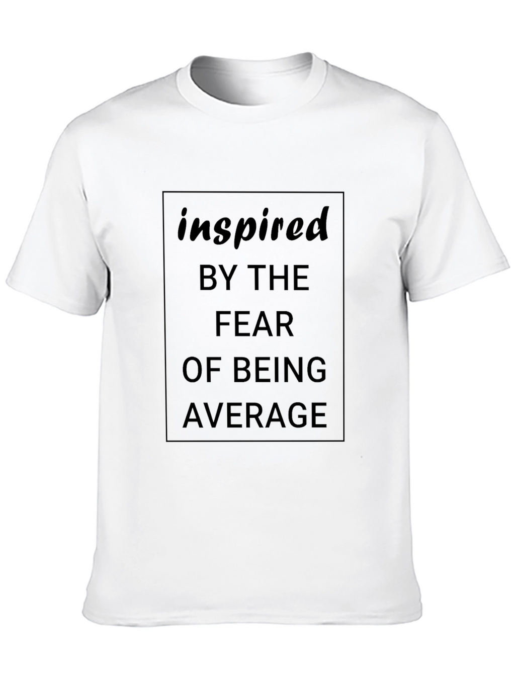 Inspired Black T-Shirt - Fear of Average