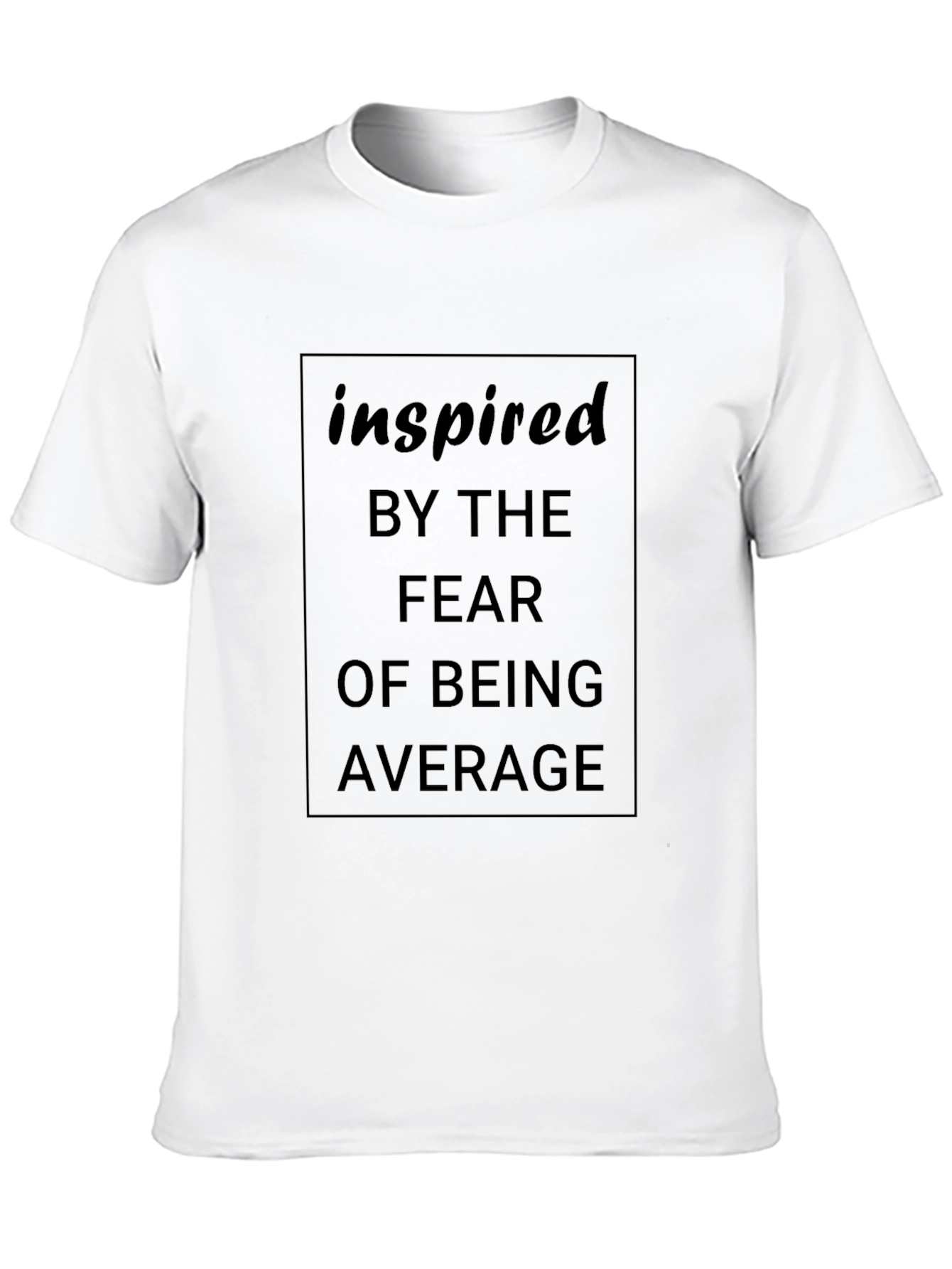 Inspired Black T-Shirt - Fear of Average