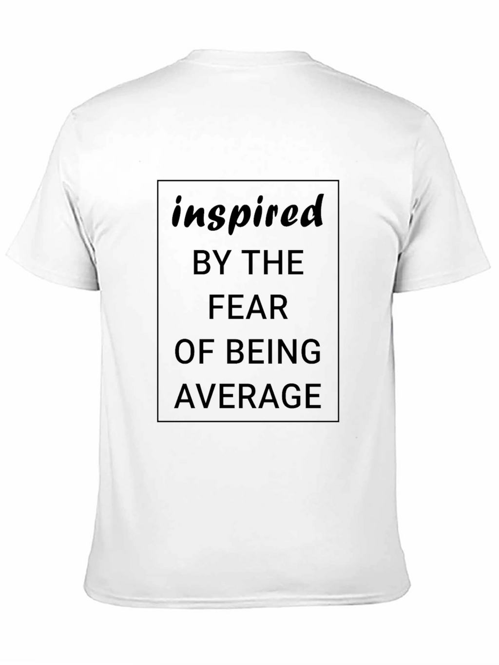 Inspired Black T-Shirt - Fear of Average