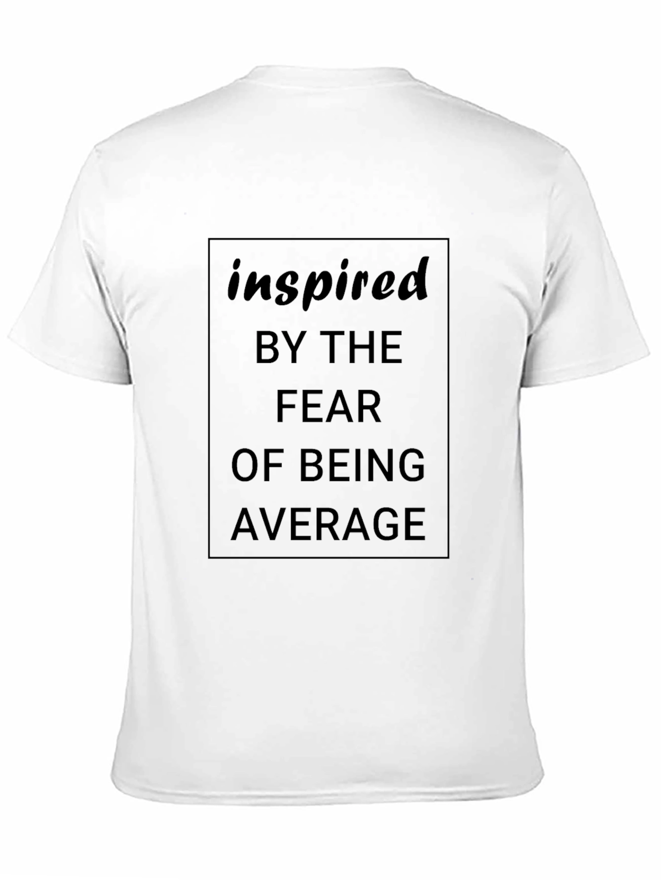 Inspired Black T-Shirt - Fear of Average