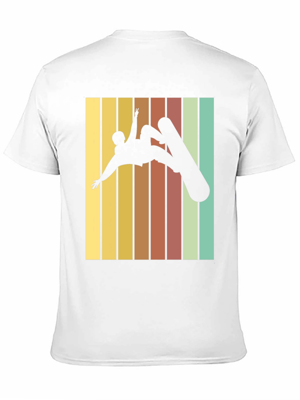 Retro Snowboarder Graphic Tee - Black
