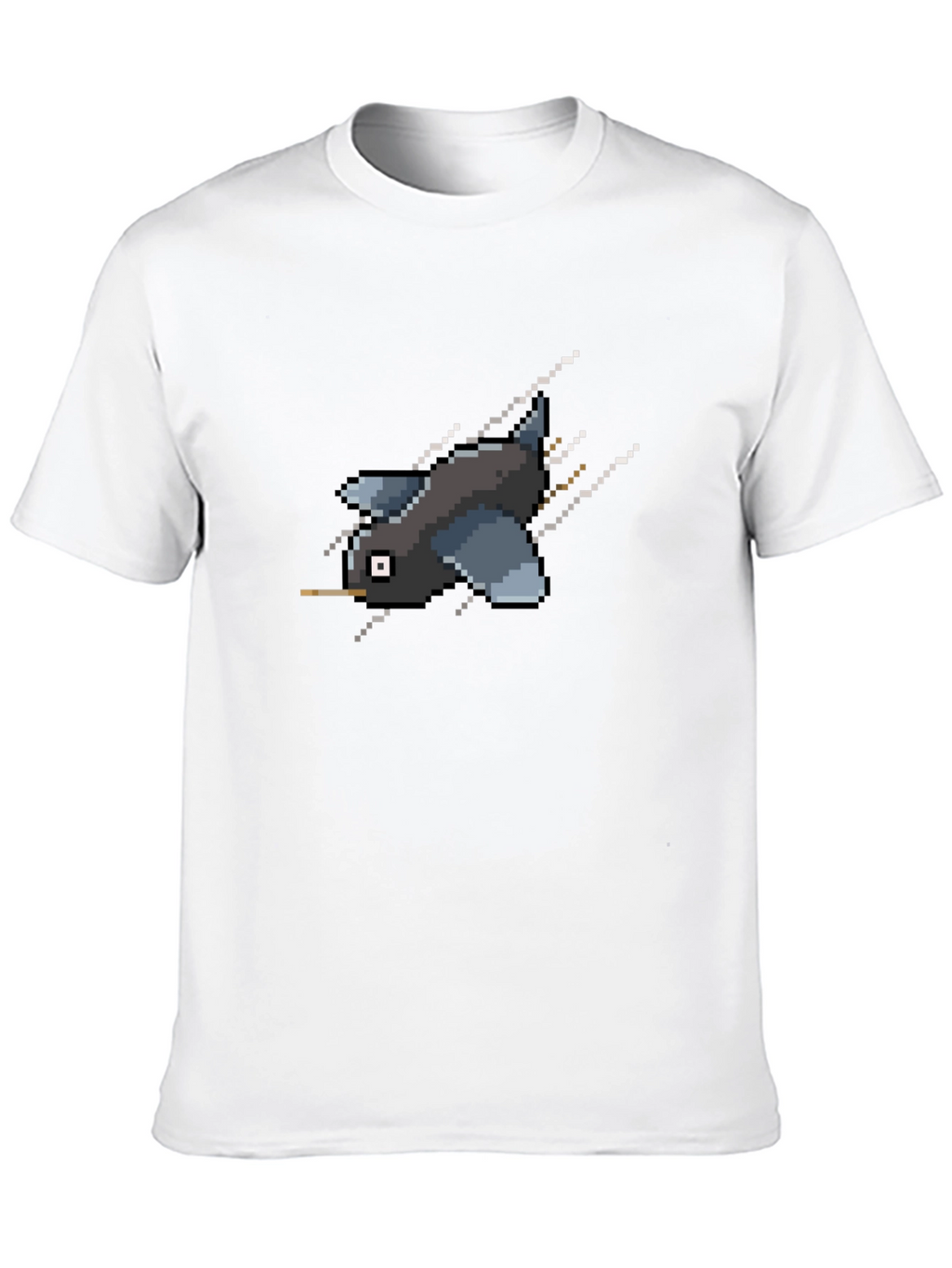 Pixel Bird Black T-Shirt - Retro Gaming Style
