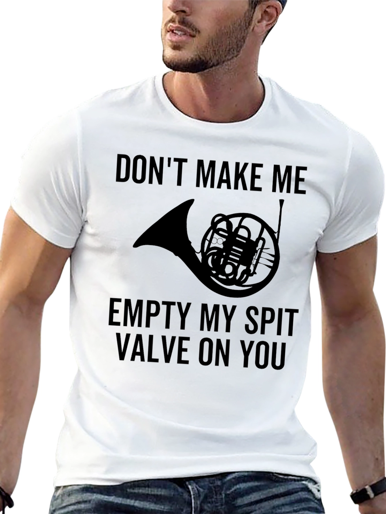 French Horn Spit Valve Humor T-Shirt