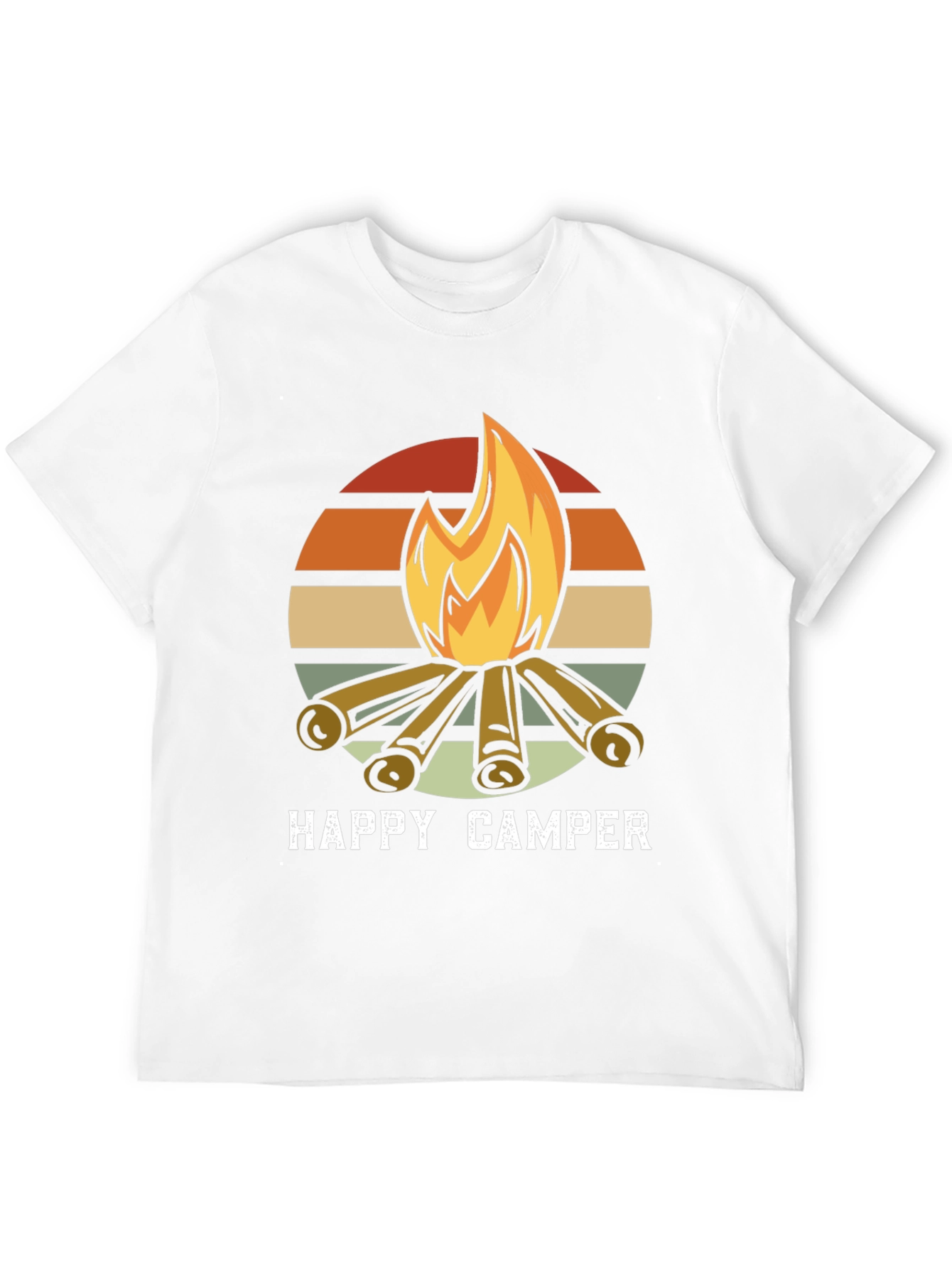 Happy Camper Retro Graphic Tee