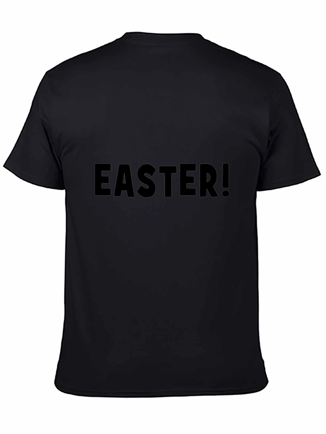 Mens Easter Graphic Tee - Black