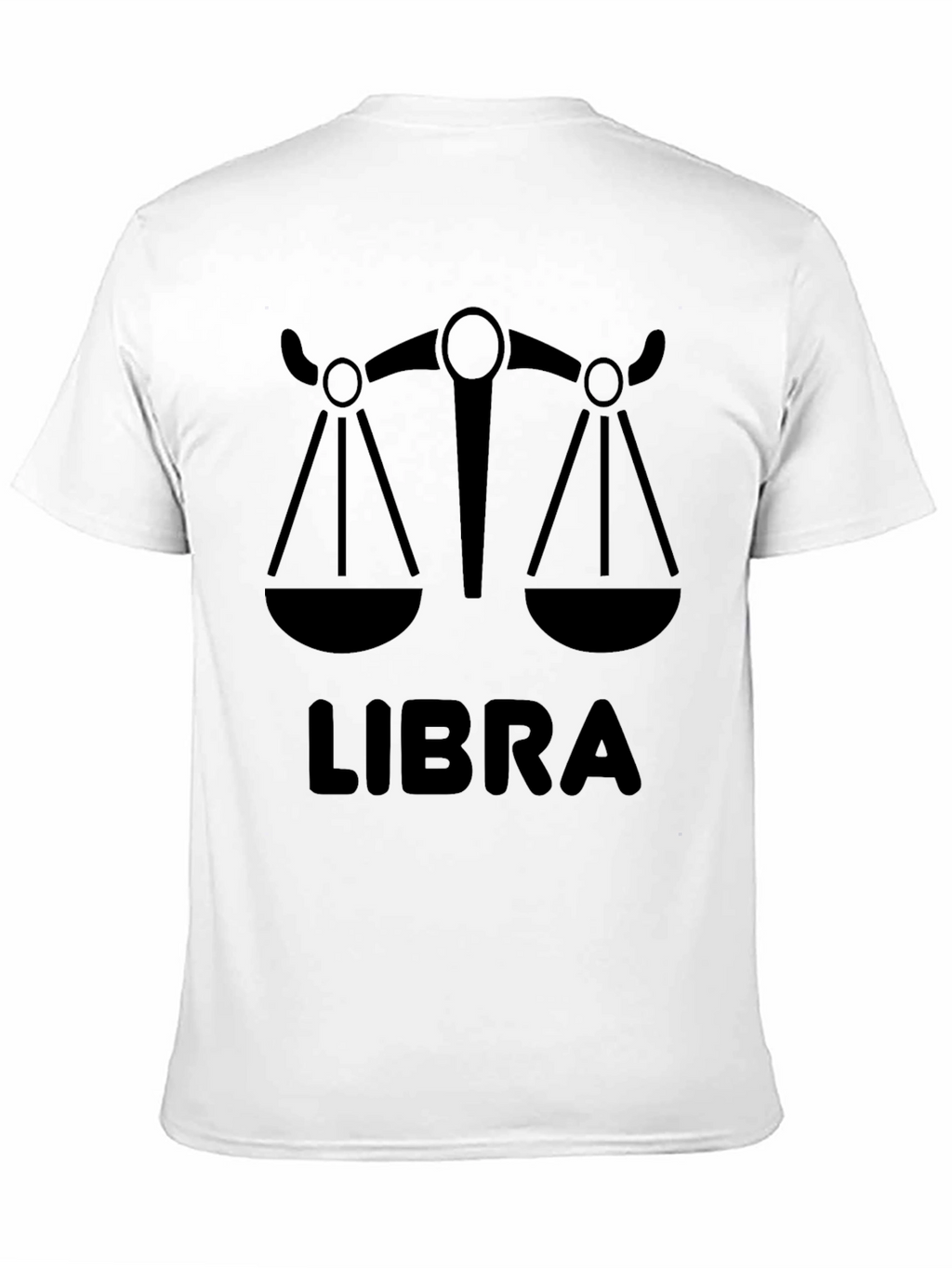 Libra Zodiac T-Shirt - Black Graphic Tee