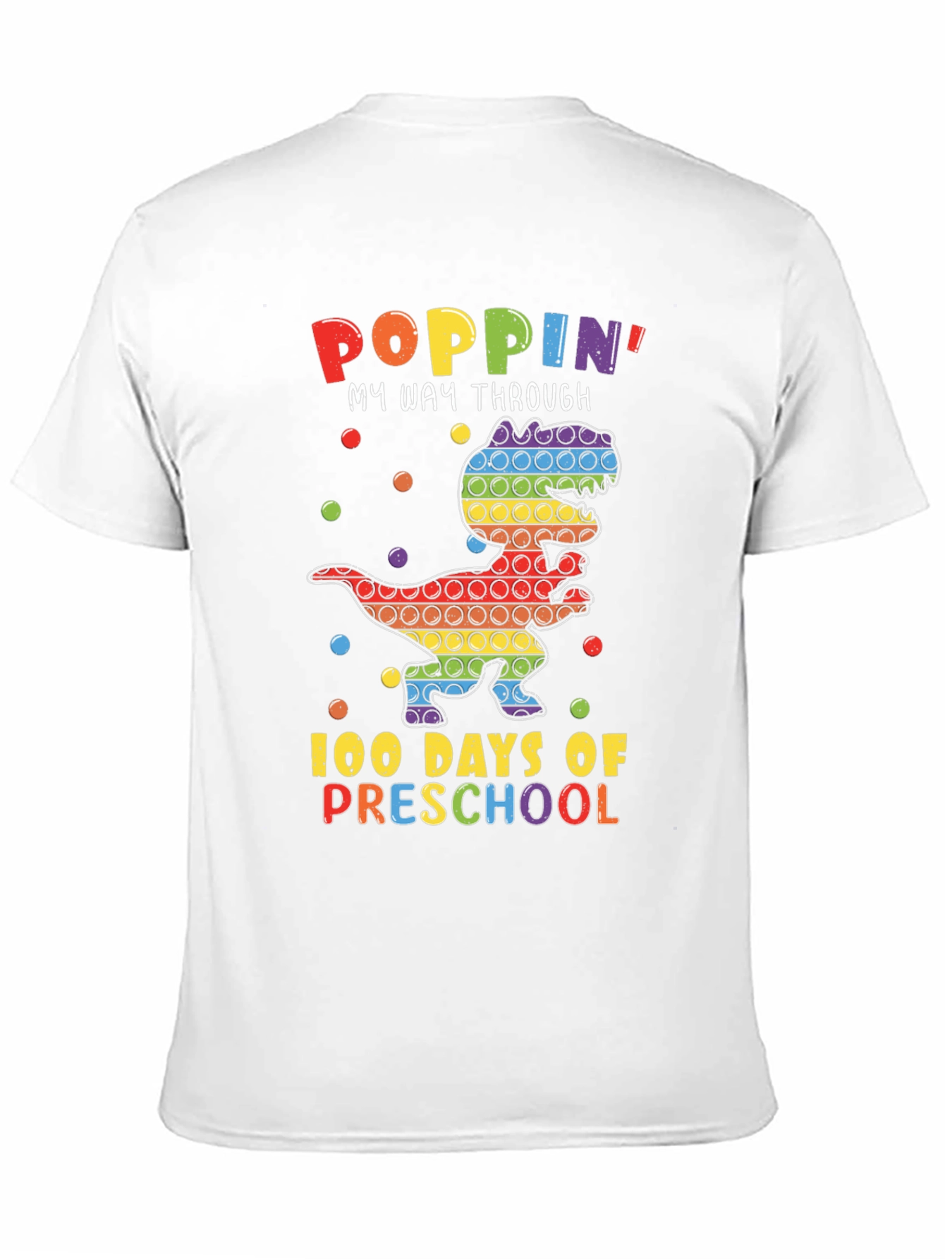 Poppin My Way Through 100 Days of Preschool T-Shirt
