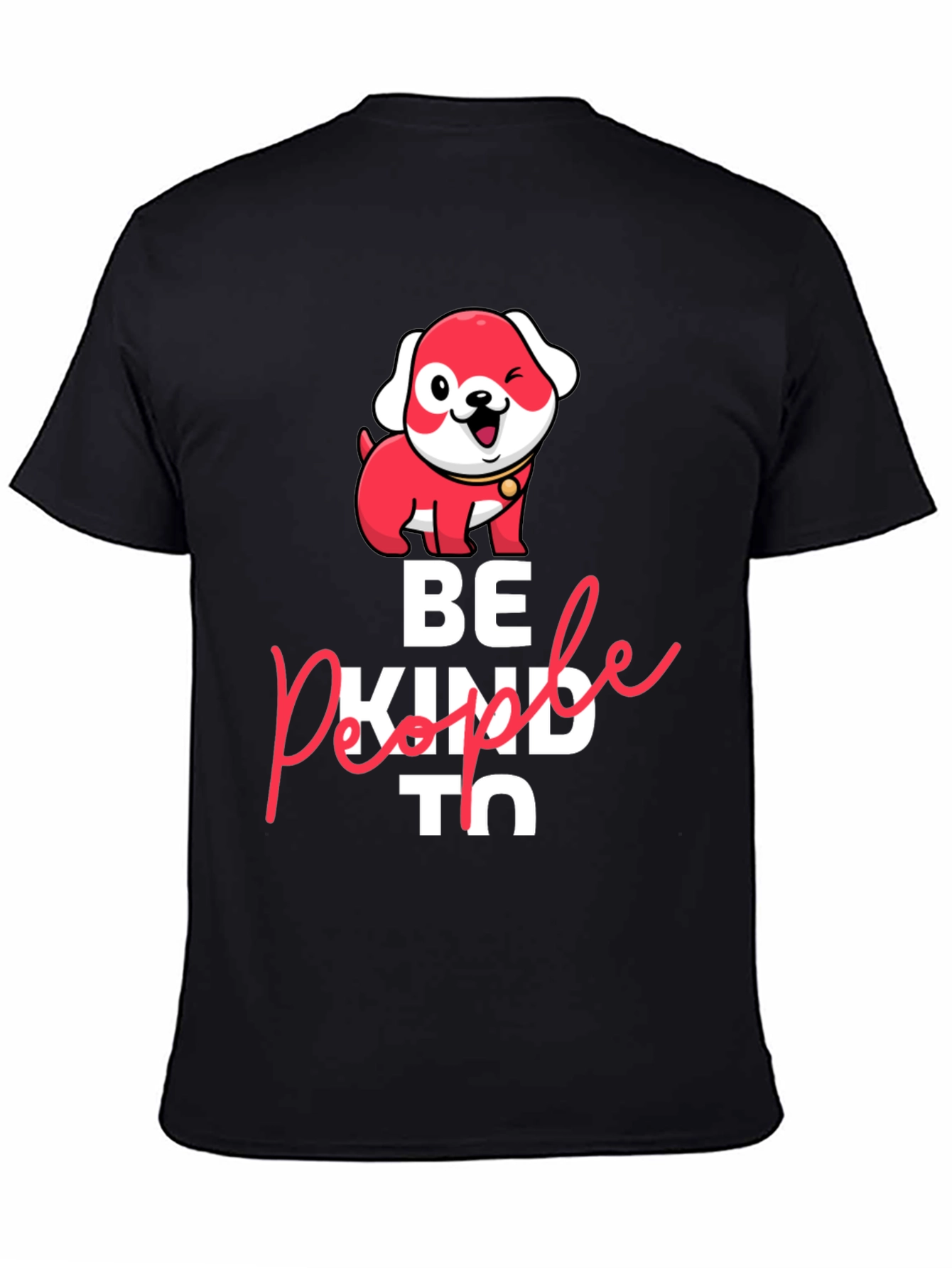 Be Kind To People Dog Graphic Tee